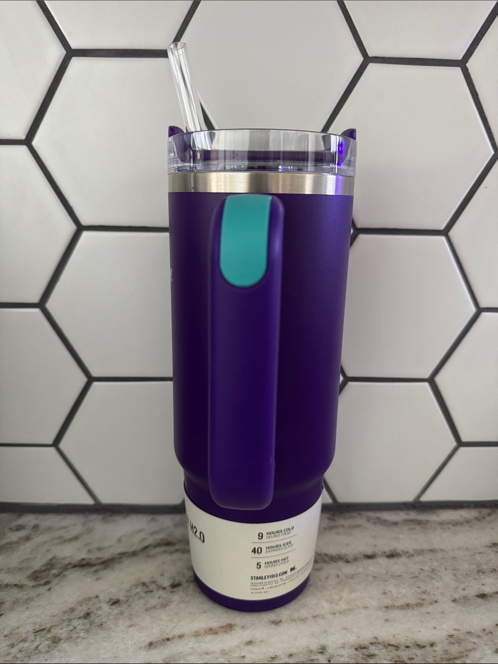 Stanley Deep Purple 30 ounce Quencher H2.0 Tumbler - Picture 2 of 4